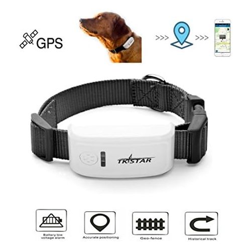  Pet Tracker,Hangang Pet GPS Tracker for Dog, The 2nd Generation Anti- Lost Dog Tracker Dog GPS Collar Global GPSGSM SIM Long Standby,Waterproof with APP Tracking