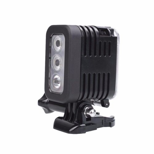  Diving Lights,Hangang Waterproof 30m Diving Light High Power Dimmable LED Underwater Fill Light for GoPro Hero 655S44S3+,Underwater Camera with Built-in Battery-Vertical secti