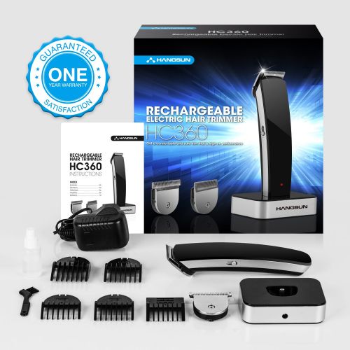  [아마존 핫딜]  [아마존핫딜]Hangsun Haarschneidemaschine HC360 Haarschneider Maschine Trimmer mit 2 Schneide und 5 Verstellbare KammaufsaTze fueR Friseur Salon Oder Privaten Gebrauch