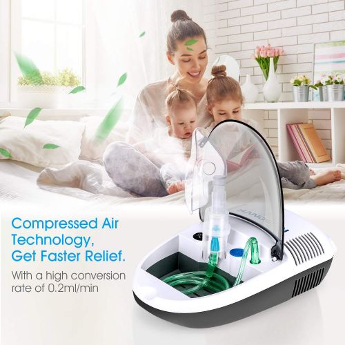  Hangsun Compact Compressor System Vaporizer Mist Inhaler Machine CN680 for Kids and Adults Home Use