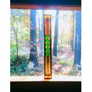 Hankbarnes1234 CRAFTSMAN stained glass panel gift glass art home decor art stained glass window suncatcher