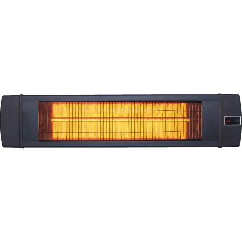  Hanover HAN1041IC-BLK-34.6 in Modern Efficient Steel Electric Heater-3 Heat Settings, Up to 1500W, Black