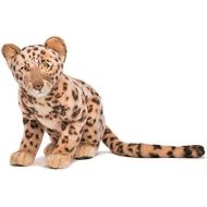 Hansa Leopard Cub Collectible Plush, Brown, 17