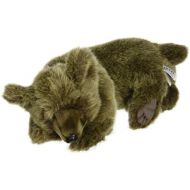 Hansa Sleeping Bear Plush, Brown