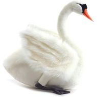 Hansa Swan Plush, White