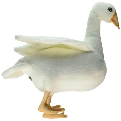  Hansa Young Goose Plush, White