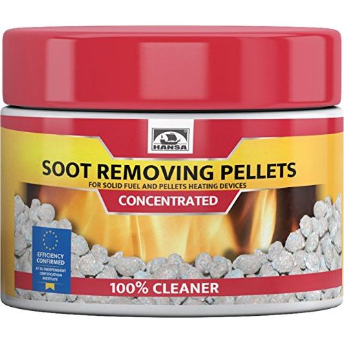  Hansa Wood Pellet Stove Cleaner Chimney Creosote/Soot Remover Sweeper, 0.5kg/1.1lb