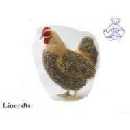 Hansa Toy International Beige Hen Plush Soft Toy Bird by Hansa Realistic Chicken. Sold by Lincrafts 4588