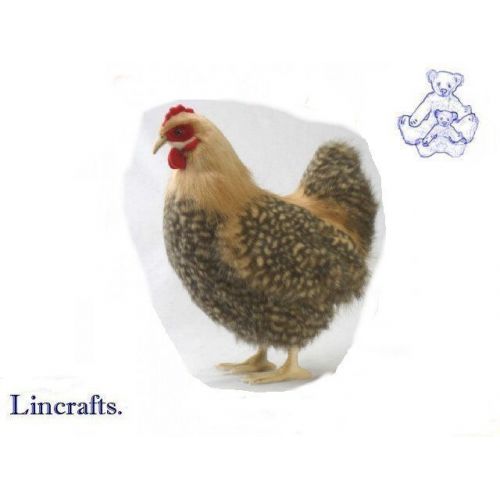  Hansa Toy International Beige Hen Plush Soft Toy Bird by Hansa Realistic Chicken. Sold by Lincrafts 4588