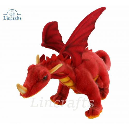  Hansa Toy International Medium Red Dragon Plush Soft Toy Mythical Creature by Hansa from Lincrafts 5937