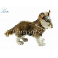 Hansa Toy International Standing Wolf Plush Soft Toy by Hansa from Lincrafts. 4292