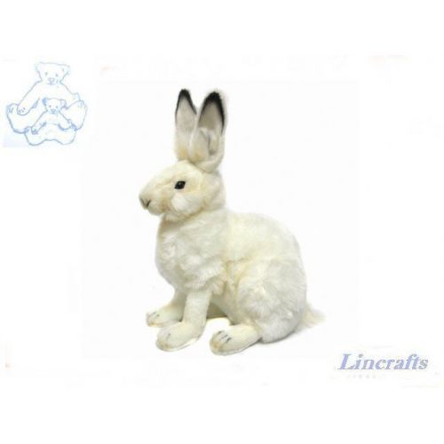  Hansa Toy International Snow Bunny(Arctic Hare) Plush Soft Toy White Rabbit by Hansa from Lincrafts 4075