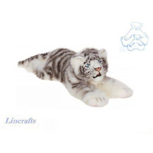  Hansa Toy International Cuddly Lying White Tiger Cub Plush Soft Toy by Hansa Sold by Lincrafts 4675 SALE
