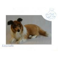 Hansa Toy International Lying Shetland Sheepdog Plush Soft Toy Dog by Hansa Sold by Lincrafts. 4220 SALE