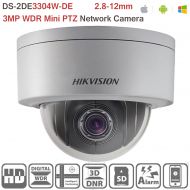 Hansen Hikvision PTZ DS-2DE3304W-DE 3MP Network Mini Dome IP Camera POE 4X Optical Zoom H.264 Outdoor Security Camera ONVIF English Version