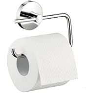 hansgrohe Toilet Paper Holder Easy Install 6-inch Modern Accessories in Chrome, 40526000,Small