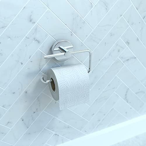  hansgrohe Toilet Paper Holder Easy Install 6-inch Modern Accessories in Chrome, 40526000,Small