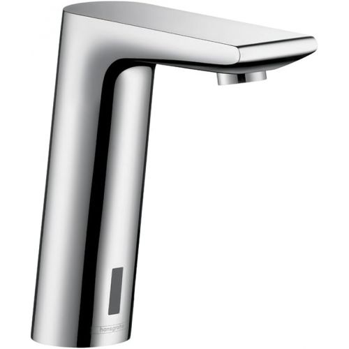  hansgrohe Metris S Easy Clean Modern 1 7-inch tall Electronic Sensor Bathroom Sink Faucet in Chrome, 31101001,Medium