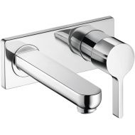 hansgrohe Metris S Modern Timeless Easy Install 1-Handle 2 5-inch Tall Bathroom Sink Faucet in Chrome, 31163001,Small