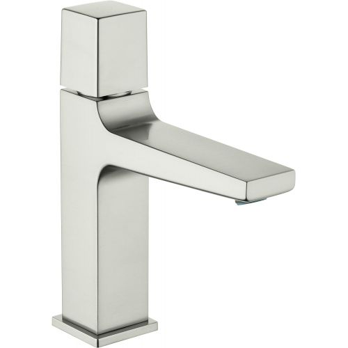  hansgrohe Metropol Modern Low Flow Water Saving -Handle 1 8-inch Tall Bathroom Sink Faucet in Brushed Nickel, 32571821