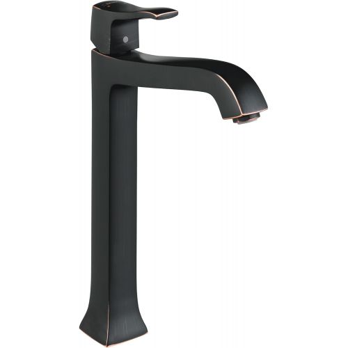  hansgrohe Metris C Classic Replacement Easy Clean 1-Handle 1 12-inch Tall Bathroom Sink Faucet in Rubbed Bronze, 31078921