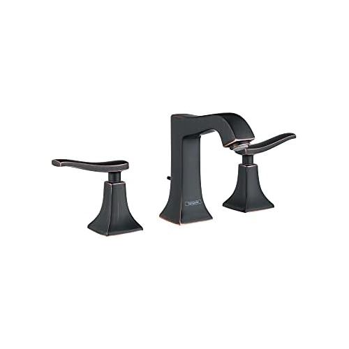  hansgrohe Metris C Classic Replacement Easy Clean 2-Handle 3 6-inch Tall Bathroom Sink Faucet in Rubbed Bronze, 31073921