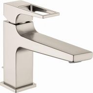 hansgrohe Metropol Modern Low Flow Water Saving 1-Handle 1 6-inch Tall Bathroom Sink Faucet in Brushed Nickel, 74505821