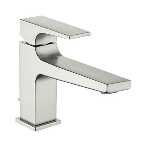  hansgrohe Metropol Modern Low Flow Water Saving 1-Handle 1 6-inch Tall Bathroom Sink Faucet in Brushed Nickel, 32505821