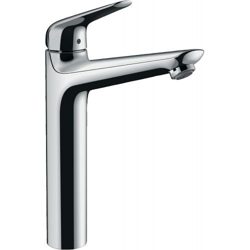  hansgrohe Focus N Modern Low Flow Water Saving 1-Handle 1 12-inch Tall Bathroom Sink Faucet in Chrome, 71124001