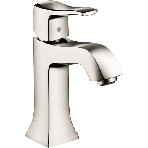  hansgrohe Metris C Classic Replacement Easy Clean 1-Handle 1 7-inch Tall Bathroom Sink Faucet in Polished Nickel, 31075831