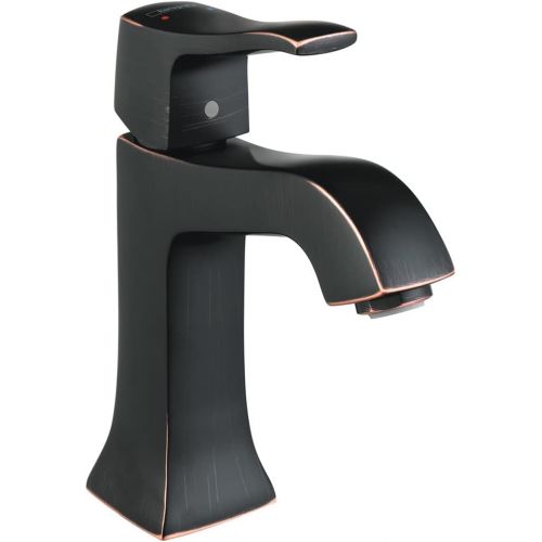  hansgrohe Metris C Classic Replacement Easy Clean 1-Handle 1 7-inch Tall Bathroom Sink Faucet in Rubbed Bronze, 31077921