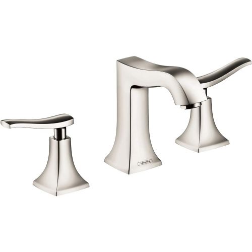  hansgrohe Metris C Classic Replacement Easy Clean 2-Handle 3 6-inch Tall Bathroom Sink Faucet in Polished Nickel, 31073831