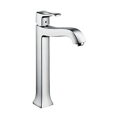  hansgrohe Metris C Classic Replacement Easy Clean 1-Handle 1 12-inch Tall Bathroom Sink Faucet in Chrome, 31078001