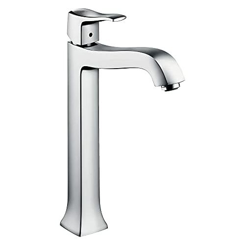  hansgrohe Metris C Classic Replacement Easy Clean 1-Handle 1 12-inch Tall Bathroom Sink Faucet in Chrome, 31078001