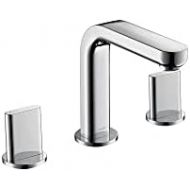 hansgrohe Metris S Modern Low Flow Water Saving 2-Handle 3 6-inch Tall Bathroom Sink Faucet in Chrome, 31063001