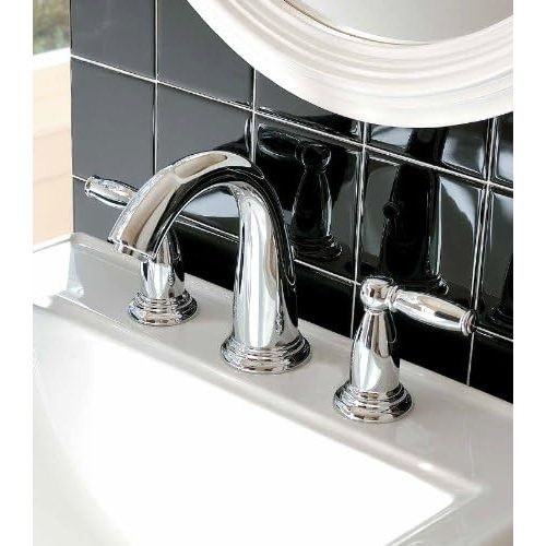  hansgrohe Swing C Classic Upgrade Easy Clean 2-Handle 3 7-inch Tall Bathroom Sink Faucet in Chrome, 06117000