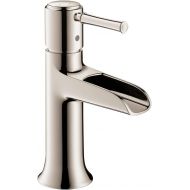 hansgrohe Talis C Classic Low Flow Water Saving 1-Handle 1 7-inch Tall Bathroom Sink Faucet in Polished Nickel, 14127831