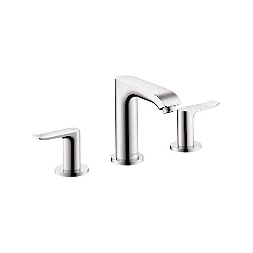  hansgrohe Metris Modern Upgrade Easy Install 2-Handle 1 5-inch Tall Bathroom Sink Faucet in Chrome, 31083001