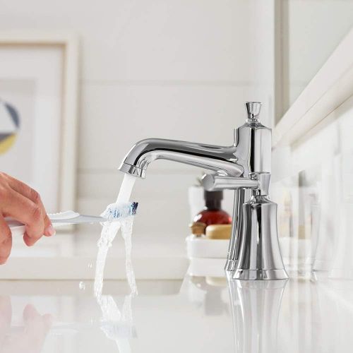  hansgrohe Joleena Transitional 2-Handle 3-Hole 7-inch Tall Bathroom Sink Faucet in Chrome, 04774000