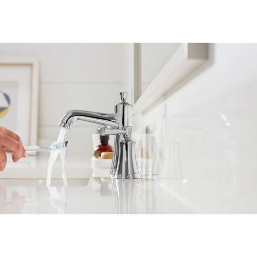  hansgrohe Joleena Transitional 2-Handle 3-Hole 7-inch Tall Bathroom Sink Faucet in Chrome, 04774000