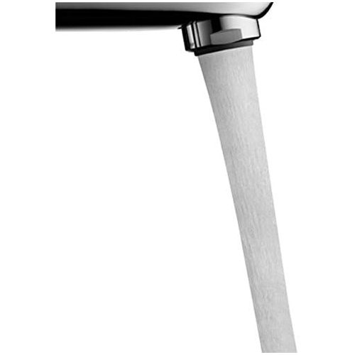  hansgrohe Talis S Modern Timeless Easy Clean 1-Handle 7-inch Tall Bathroom Sink Faucet in Brushed Nickel, 32040821