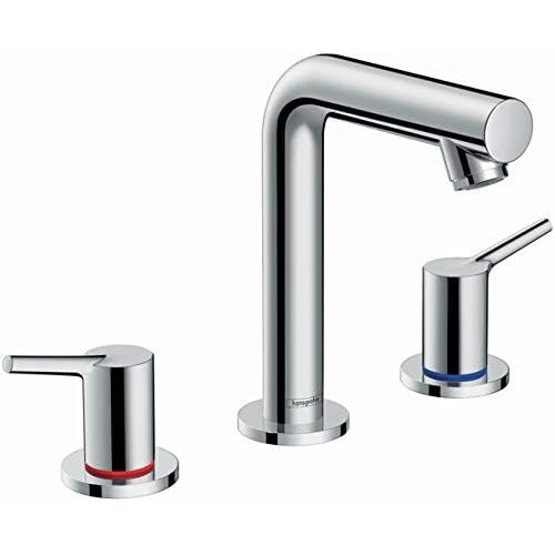  hansgrohe Talis S Modern Premium Easy Clean 2-Handle 3 7-inch Tall Bathroom Sink Faucet in Chrome, 72130001