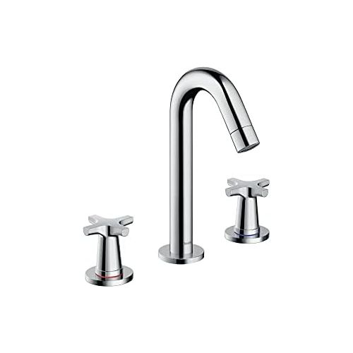  hansgrohe Logis Classic Modern Low Flow Water Saving 2-Handle 3 9-inch Tall Bathroom Sink Faucet in Chrome, 71323001