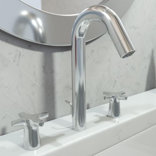  hansgrohe Logis Classic Modern Low Flow Water Saving 2-Handle 3 9-inch Tall Bathroom Sink Faucet in Chrome, 71323001