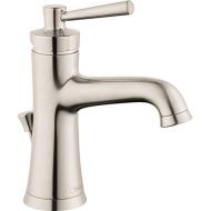 hansgrohe Joleena Transitional 1-Handle 1-Hole 8-inch Tall Bathroom Sink Faucet in Brushed Nickel, 04771820