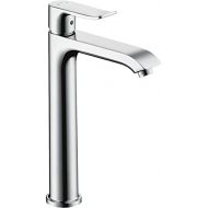 hansgrohe Metris Modern Timeless Easy Clean 1-Handle 1 10-inch Tall Bathroom Sink Faucet in Chrome, 31183001,Medium