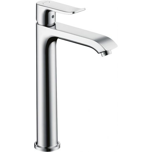  hansgrohe Metris Modern Timeless Easy Clean 1-Handle 1 10-inch Tall Bathroom Sink Faucet in Chrome, 31183001,Medium