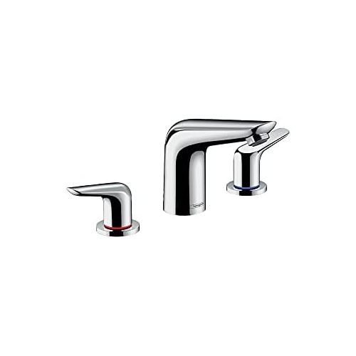  hansgrohe Focus N Modern Low Flow Water Saving 2-Handle 3 5-inch Tall Bathroom Sink Faucet in Chrome, 71140001