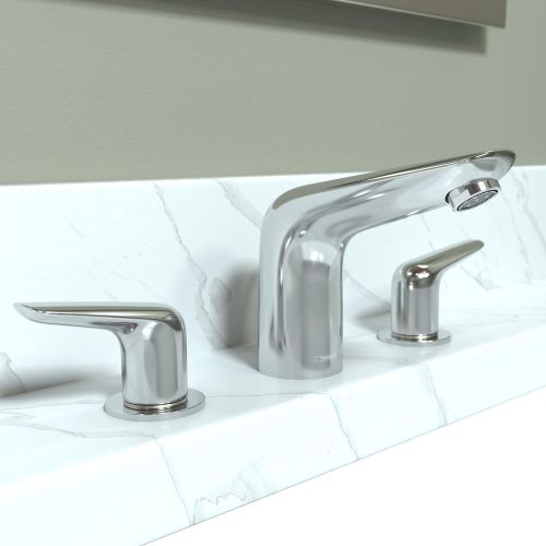  hansgrohe Focus N Modern Low Flow Water Saving 2-Handle 3 5-inch Tall Bathroom Sink Faucet in Chrome, 71140001