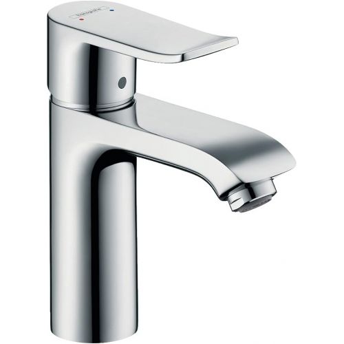  hansgrohe Metris Modern Upgrade Easy Install 1-Handle 1 7-inch Tall Bathroom Sink Faucet in Chrome, 31080001,Small